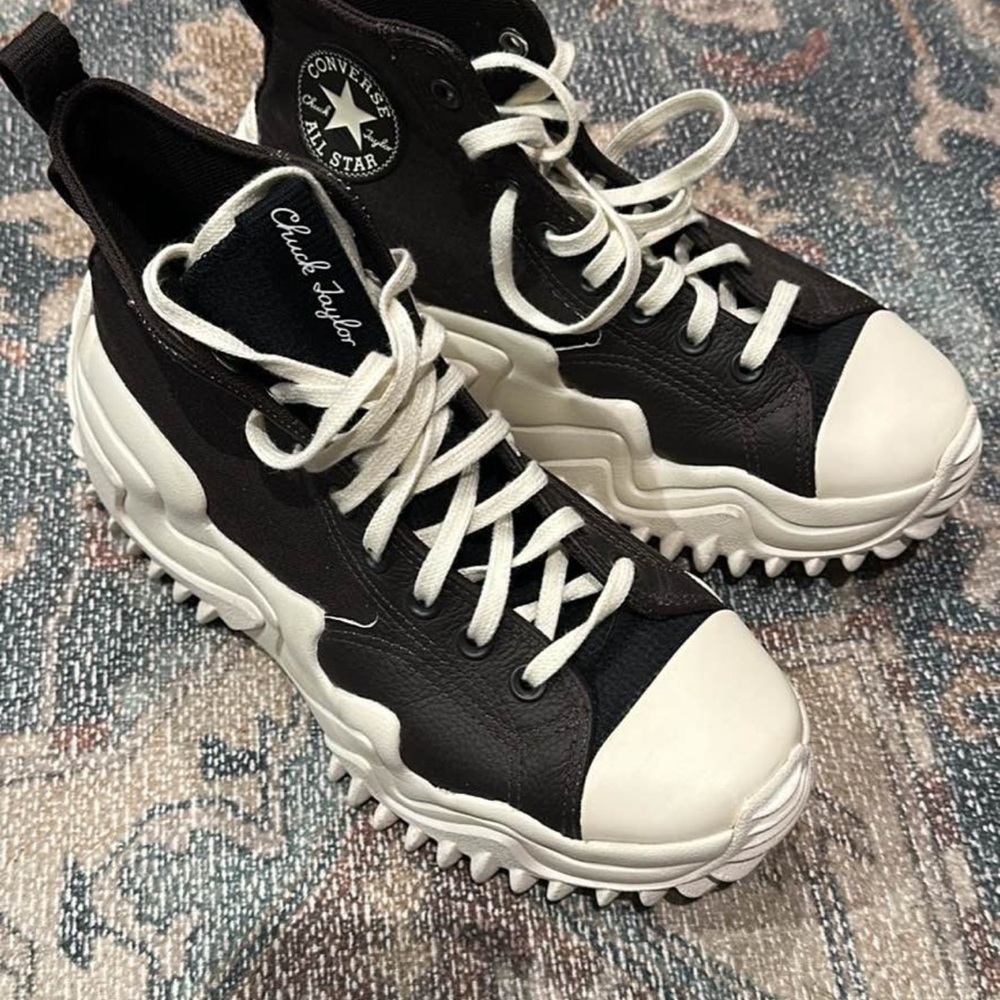 Converse Black and White High-Top Sneakers